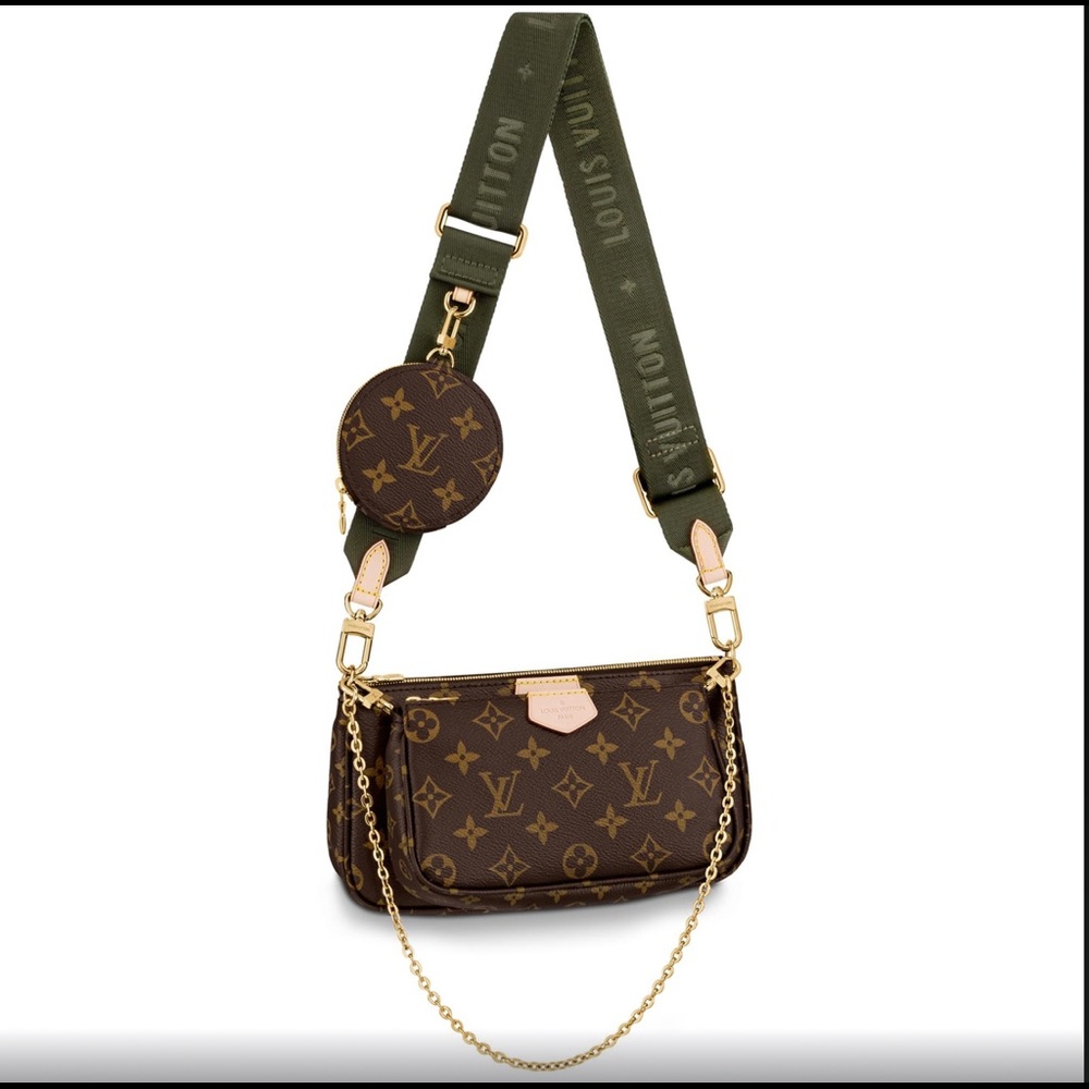 Louis Vuitton multi poChette khaki